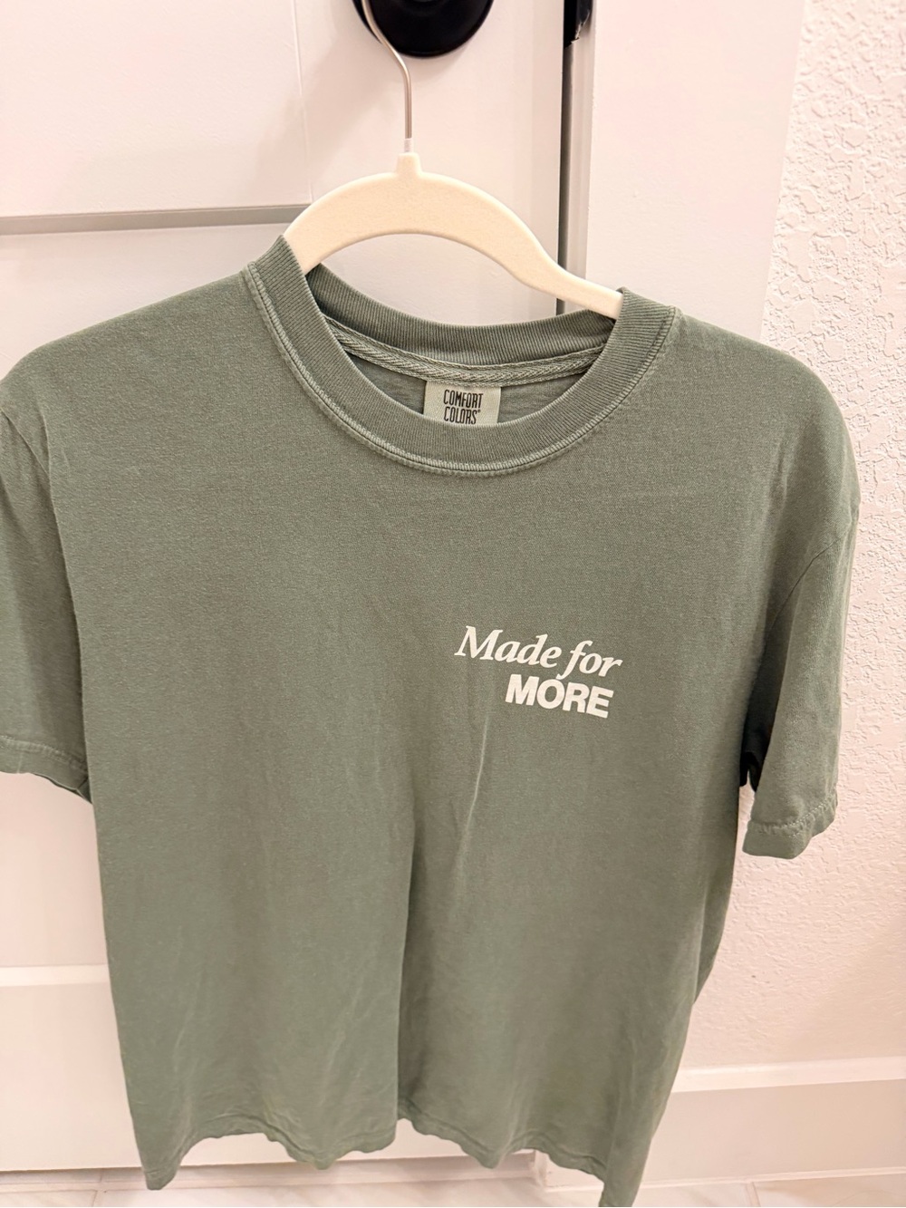 Comfort Colors Olive Green "Made for More" Graphic Tee